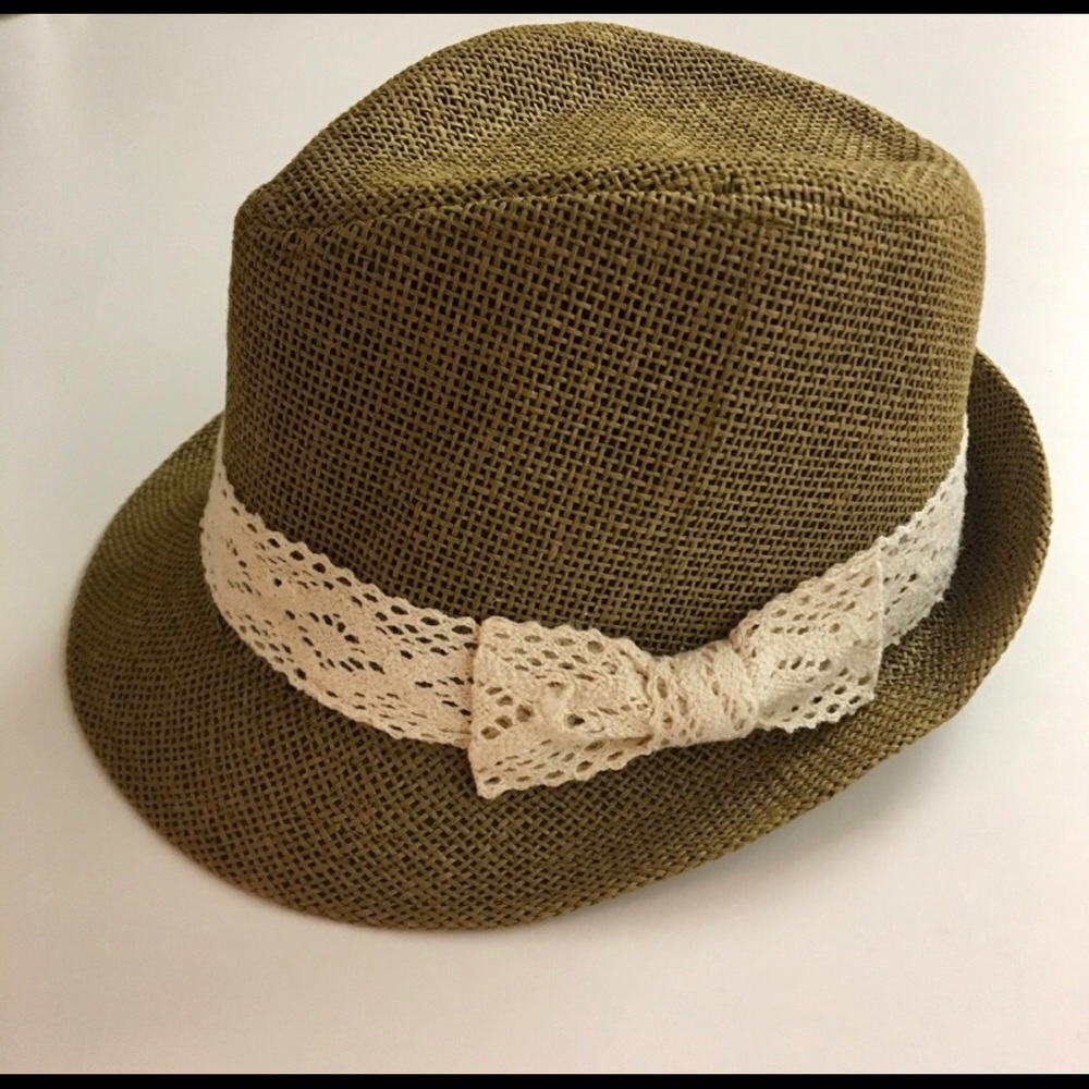 NWOT The Hatter Company straw fedora hat